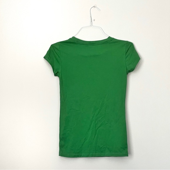 Bright Green Aeropostale short sleeve tee. Rhinestone logo. Size M. - Picture 2 of 5